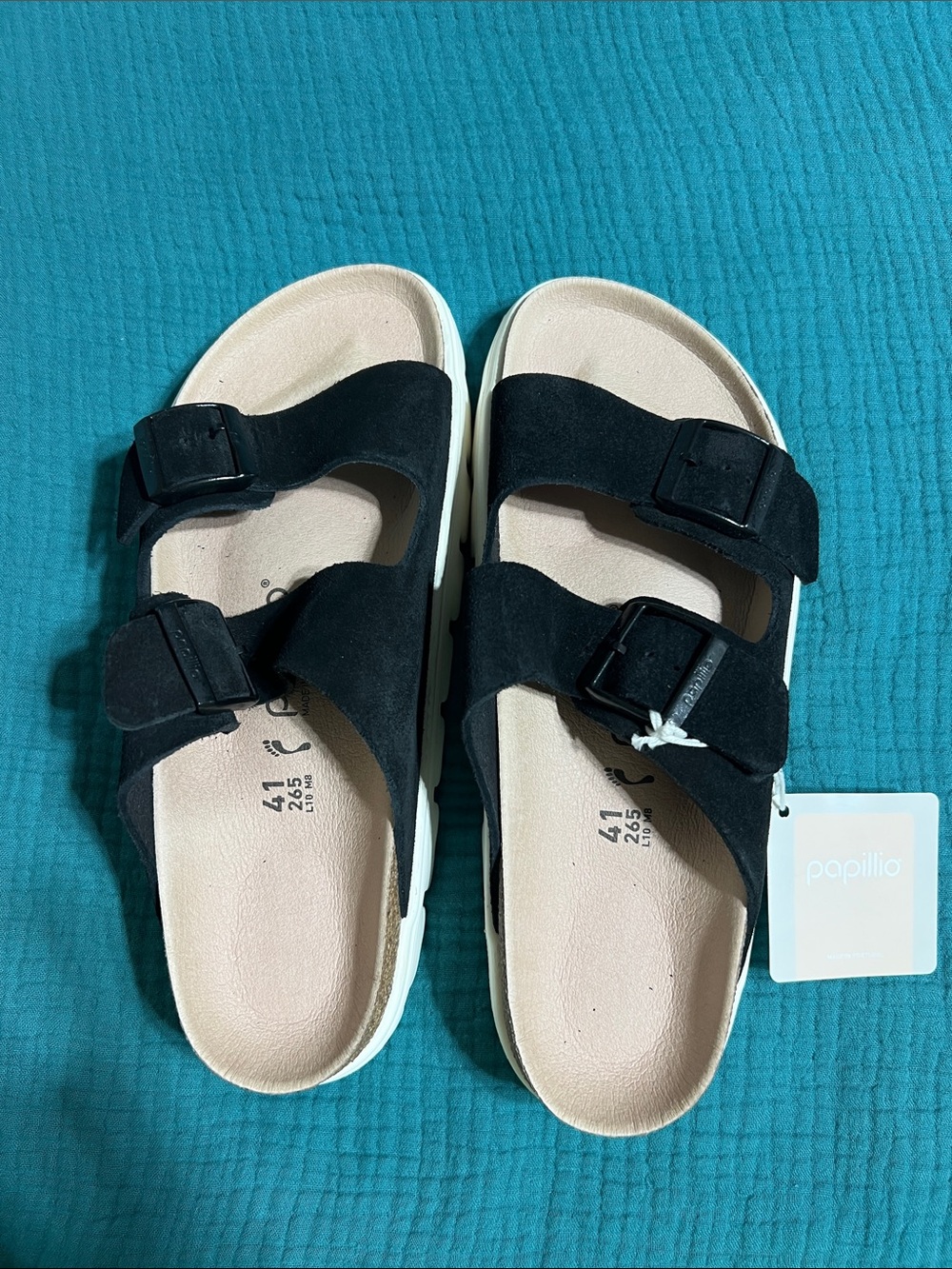 Papillio by Birkenstock Arizona Chunky Black sz 41